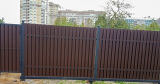 Купить распашные ворота из штакетника Урюпинск, цена от 2778 руб.