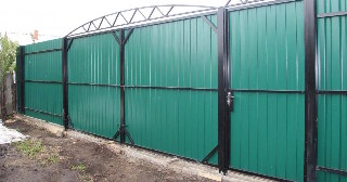 Купить ворота из профнастила Урюпинск, цена от 4140 руб.